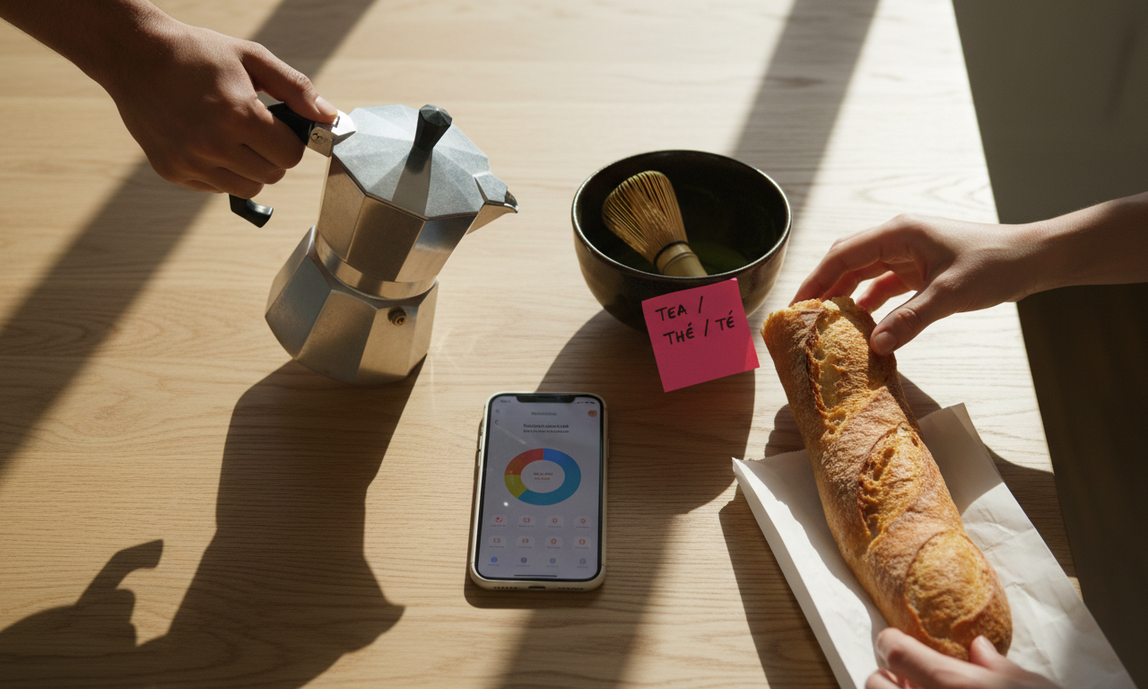 Illustration: Multikulturelles WG-Leben im Jahr 2026: Der Boom internati...