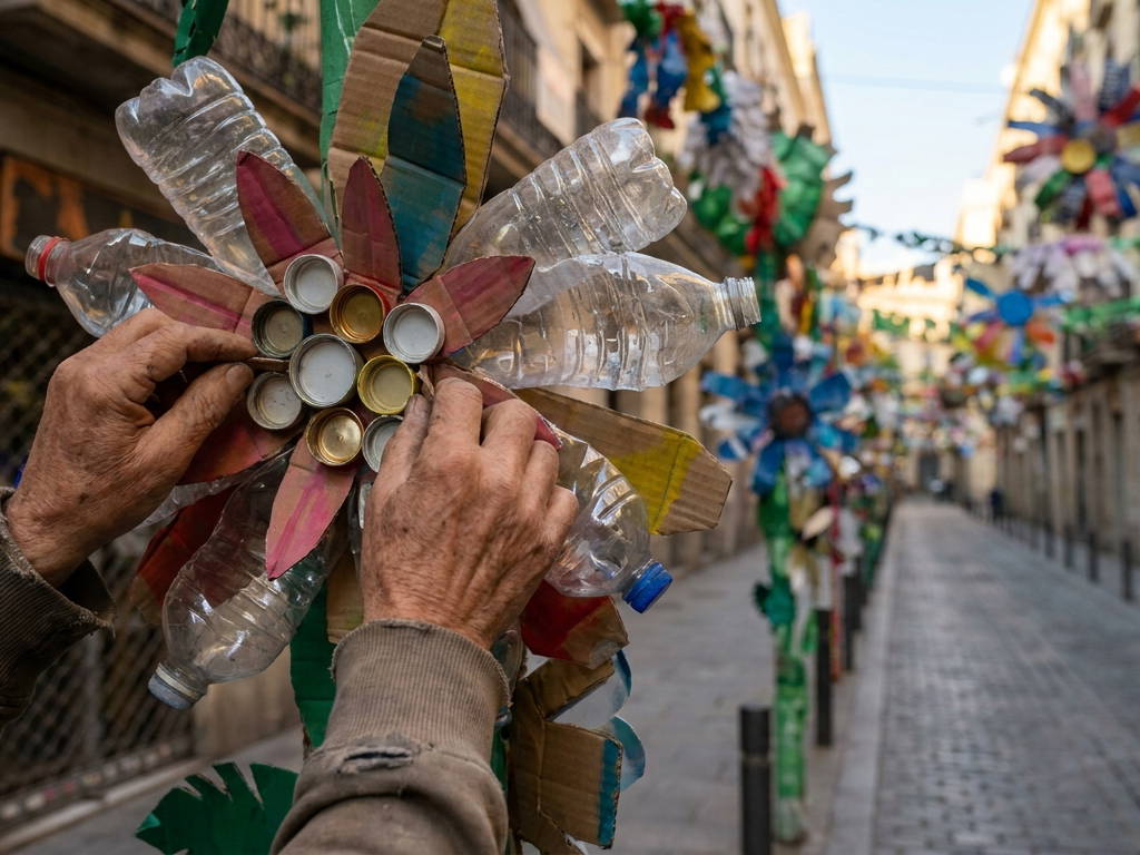 Illustratioun: Festa Major de Gràcia 2026: Erlieft d'Fest hautnuescht duerch eng Ënnerkunft bei engem...