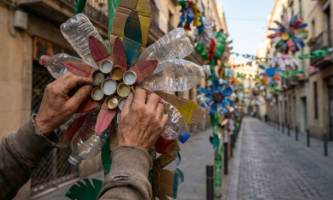 Illustratioun: Festa Major de Gràcia 2026: Erlieft d'Fest hautnuescht duerch eng Ënnerkunft bei engem...