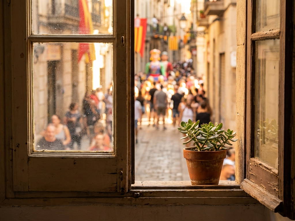 Illustration: Fiestas de la Mercè 2026: Tips for finding affordable accommodation in Barcelona