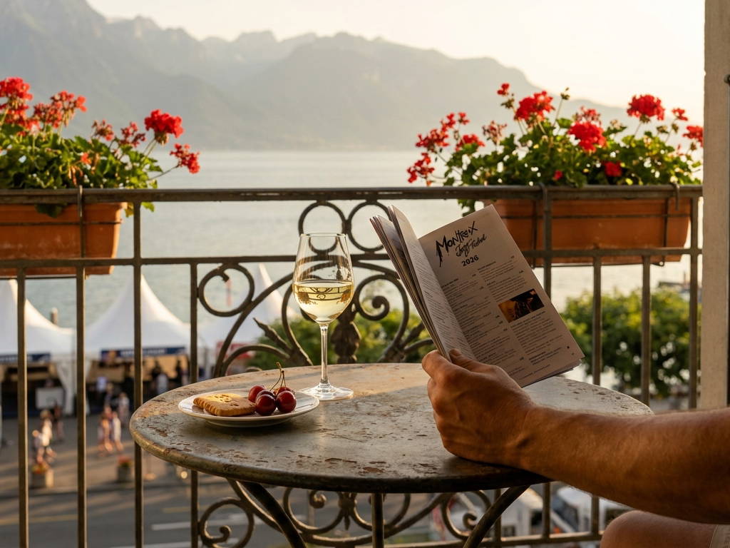 Illustration: Montreux Jazz Festival 2026: Der Tipp, um an der Riviera eine Unterkunft zu finden, ohne sich zu...