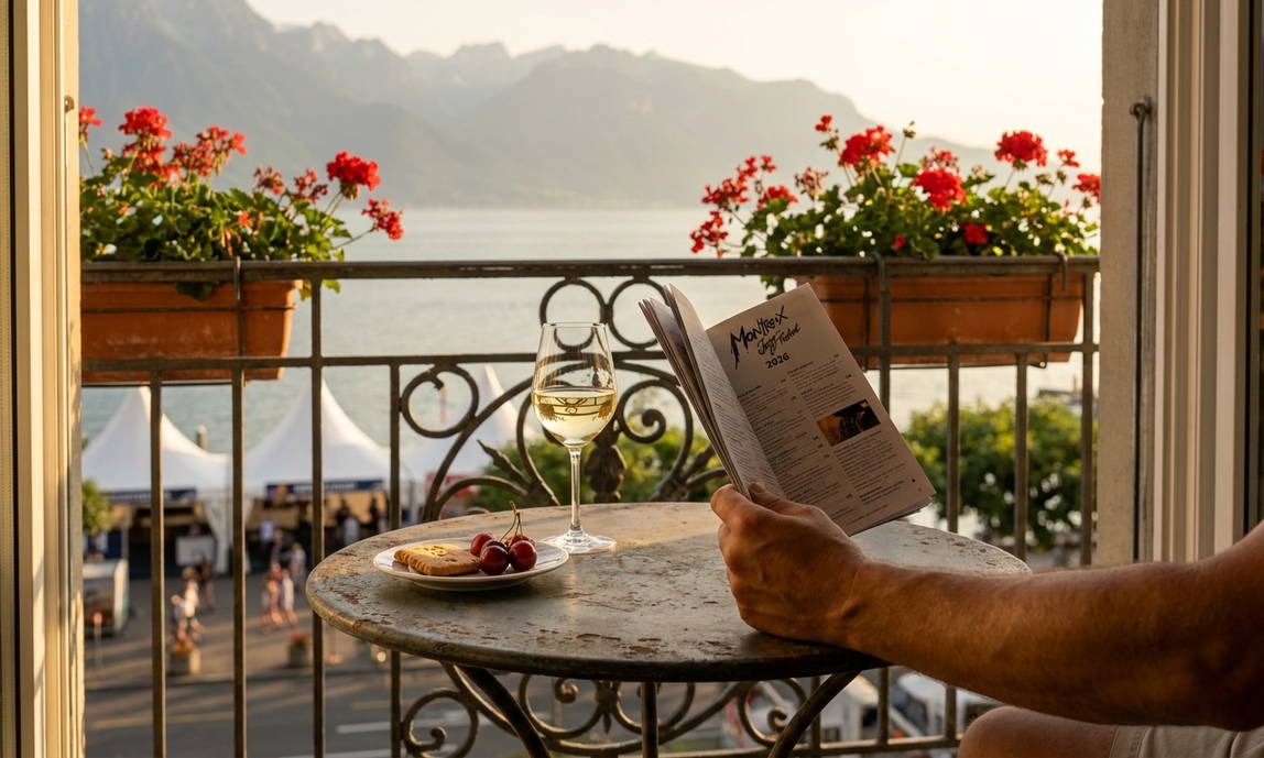Illustration: Montreux Jazz Festival 2026: Tips for finding accommodation on the Riviera without...