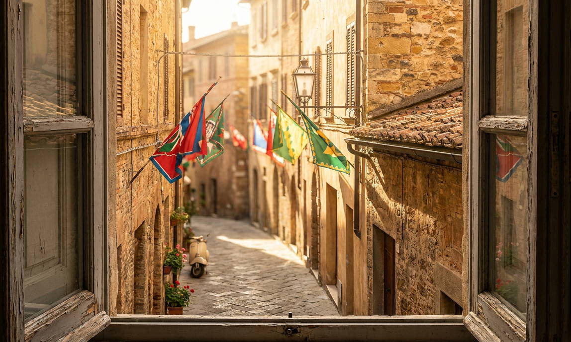 Illustration : Palio de Sienne 2026 : L'astuce pour se loger chez l'habitant et vivre l'év...
