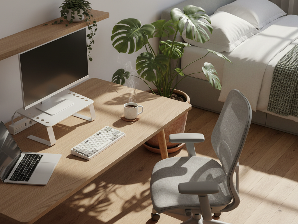 Illustration : Télétravail 2026 : Aménager un coin bureau 'pro' est devenu l'atout n°1 pou...