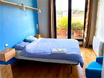 Roomlala | 2 Dormitorios Privados en un loft tranquilo y confortable