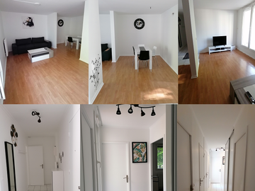 Roomlala | 4-bedroom shared apartment with double living room and 2 terraces