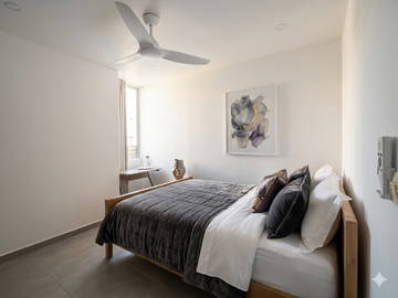 Unterkunft beim Gastgeber zur Miete in Fort-De-France - Foto 2 : Schlafzimmer-2