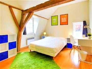 Roomlala | 4 Chambres meublées dans le vieux Lille 