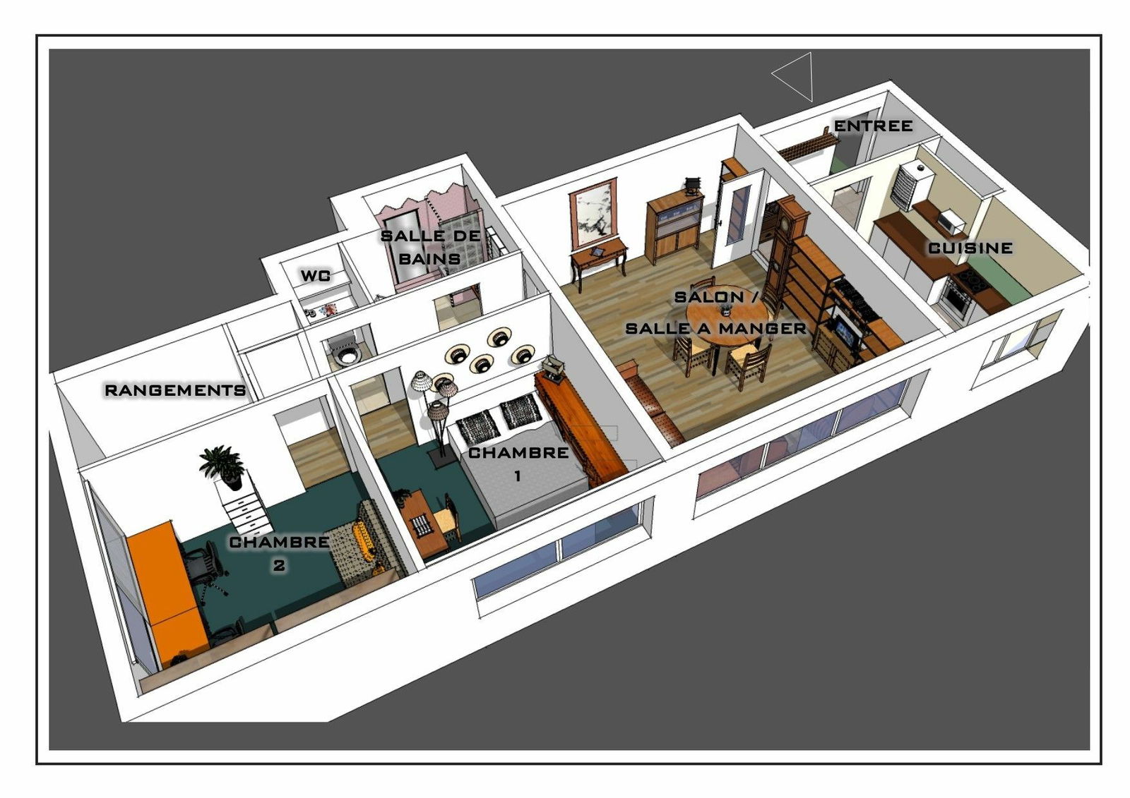 Homestay Paris 61302