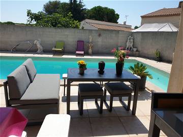 Roomlala | A LOUER STUDIO 38m2 + Terrasse 25m2 + Piscine Privée