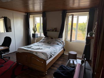 Chambre chez l'habitant à louer à Saint-Aubin-Des-Préaux - photo 1 : chambre-1