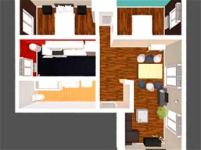 APARTMENT 58m² WITH 2 SHARED BEDROOMS