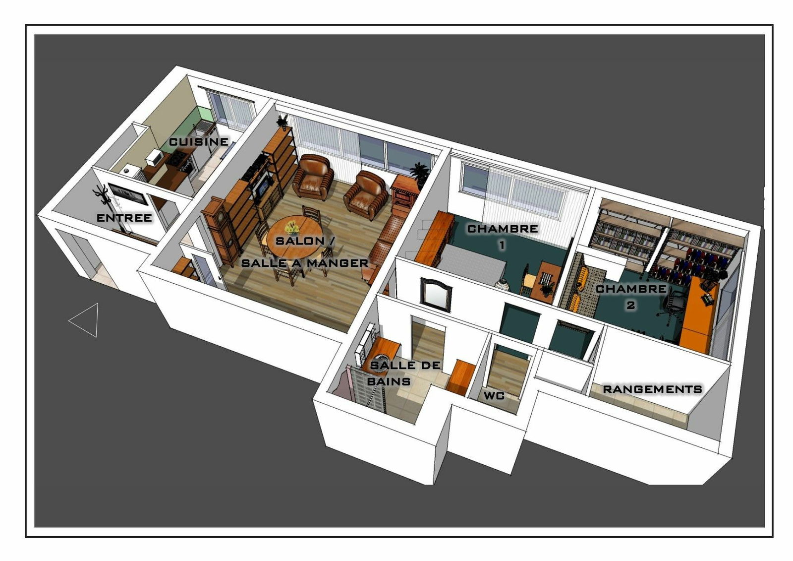 Chambre Chez L'habitant Paris 61302