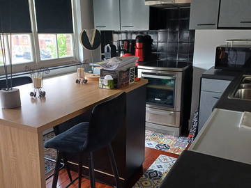 Gesamte Unterkunft zur Miete in Uccle - Foto 3 : Küche-3