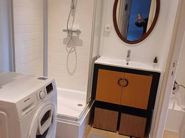 Gesamte Unterkunft zur Miete in Uccle - Foto 10 : Badezimmer-10