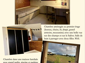 Schönes möbliertes Zimmer in Veigy