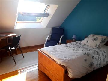 Roomlala | Blaues Zimmer, 1 Schlafplatz. Kostenloser Kaffee oder Tee