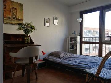 Roomlala | Bonita habitación en un apartamento de 62m2.