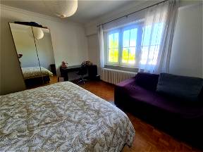Bright big room on Lux-Kirchberg close to all commodities
