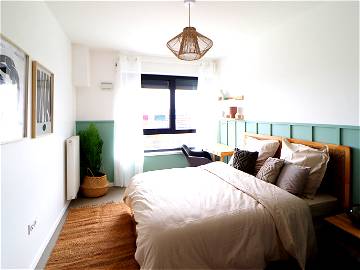 Roomlala | Camera Cocooning Di 13 M² Nel Parco Coliving Rosa - PA67