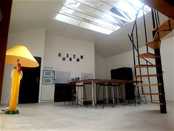 Roomlala | Camera con bagno e terrazza in alloggio condiviso a Roanne