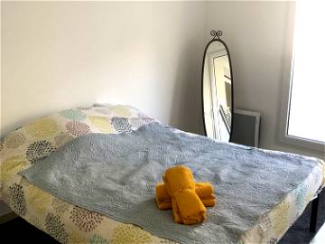 Roomlala | Camera da letto 14 m2 che si apre su una tranquilla terrazza
