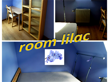 Roomlala | Camera Da Letto #Lilac Calma E Luminosa Louvain-la-neuve