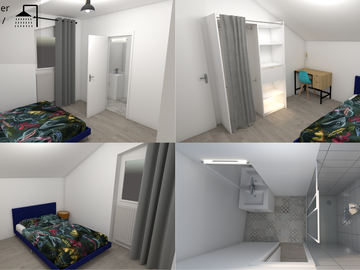 Roomlala | Chambre 2 - Colocation/coliving - Salle Détente - Salle De S