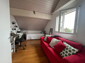 Camera al piano superiore con bagno in duplex vicino a Nyon