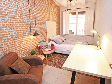 Roomlala | Chambre à Las Ramblas - Quartier Gothique (RH7-R1)