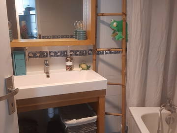Chambre chez l'habitant à louer à Saint-Martin-Le-Vinoux - photo 2 : salle de bain-2