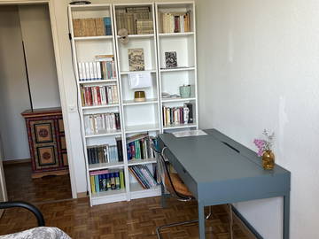 Unterkunft beim Gastgeber zur Miete in Chêne-Bourg - Foto 4 : Schlafzimmer-4