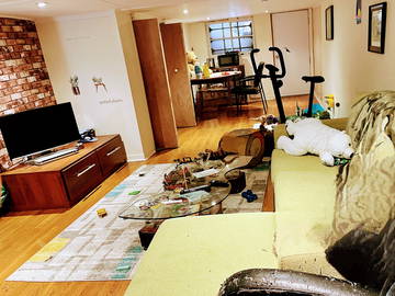Quedarse en casa à louer à Montréal - sala de estar-5