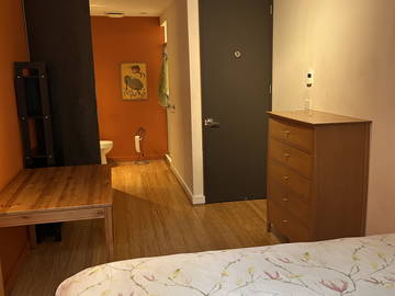 Unterkunft beim Gastgeber zur Miete in Montréal - Foto 3 : Schlafzimmer-3