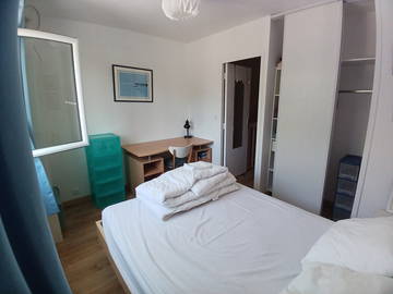 Unterkunft beim Gastgeber zur Miete in Floirac - Foto 4 : Schlafzimmer-4