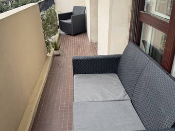 Chambre d'hôte à louer à Saint-Maur-Des-Fossés - photo 11 : balcon-11