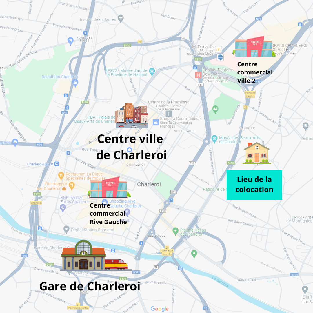 Colocation Charleroi 414044