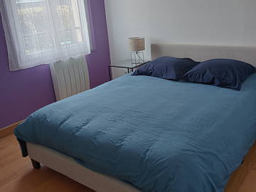 Unterkunft beim Gastgeber zur Miete in Le Havre - Foto 1 : Schlafzimmer-1
