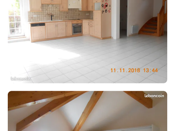 Chambre a louer dans triplex avec jardin à sainte mere 32700