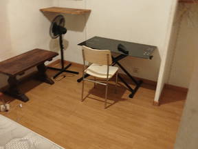 Room for rent with single bed furnished