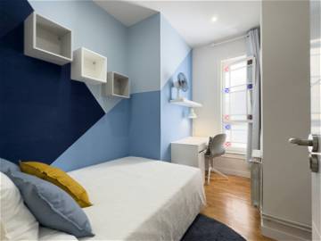 Roomlala | Chambre agréable et confortable à Barcelone (RH23-R3)