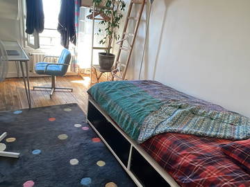 Unterkunft beim Gastgeber zur Miete in Paris - Foto 1 : Schlafzimmer-1