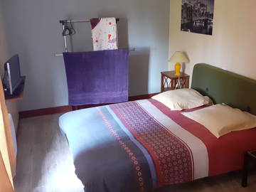 Unterkunft beim Gastgeber zur Miete in Antigny - Foto 1 : Schlafzimmer-1