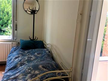 Roomlala | Chambre avec balcon à louer  dans appartement calme