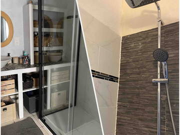Chambre chez l'habitant à louer à Cusset - photo 5 : salle de bain-5