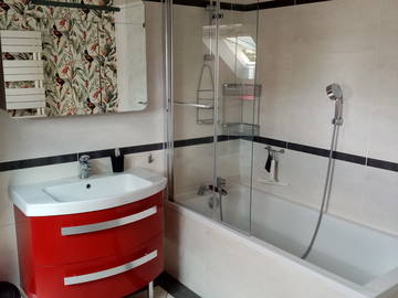 Chambre chez l'habitant à louer à Saumur - photo 3 : salle de bain-3