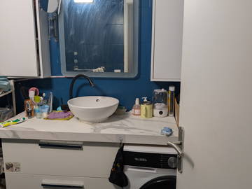 Quarto em casa do anfitrião para alugar em Orly - fotografia 4 : casa de banho-4