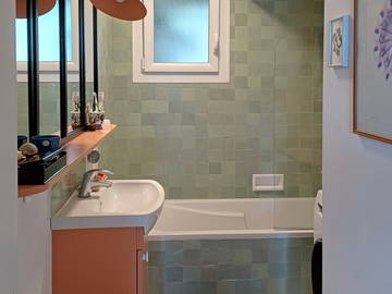 Unterkunft beim Gastgeber zur Miete in Rennes - Foto 7 : Badezimmer-7
