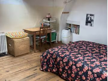 Unterkunft beim Gastgeber zur Miete in Lille - Foto 1 : Schlafzimmer-1