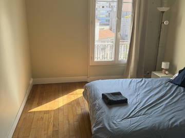 Unterkunft beim Gastgeber zur Miete in Paris - Foto 3 : Schlafzimmer-3